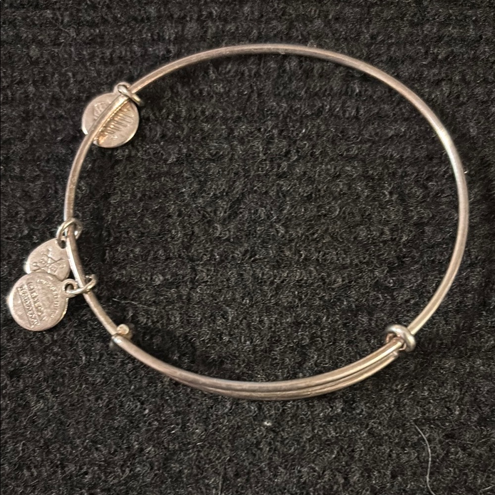 Alex and Ani Adjustable Silver Tone Bangle